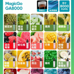 RELX 悅刻抛棄式8000口 有油就有電 透明油艙 高顔值